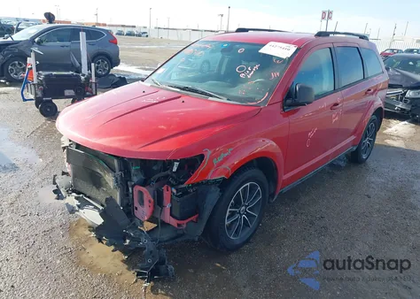 2018 Dodge Journey Se from USA, damaged, VIN 3C4PDCAB5JT533048